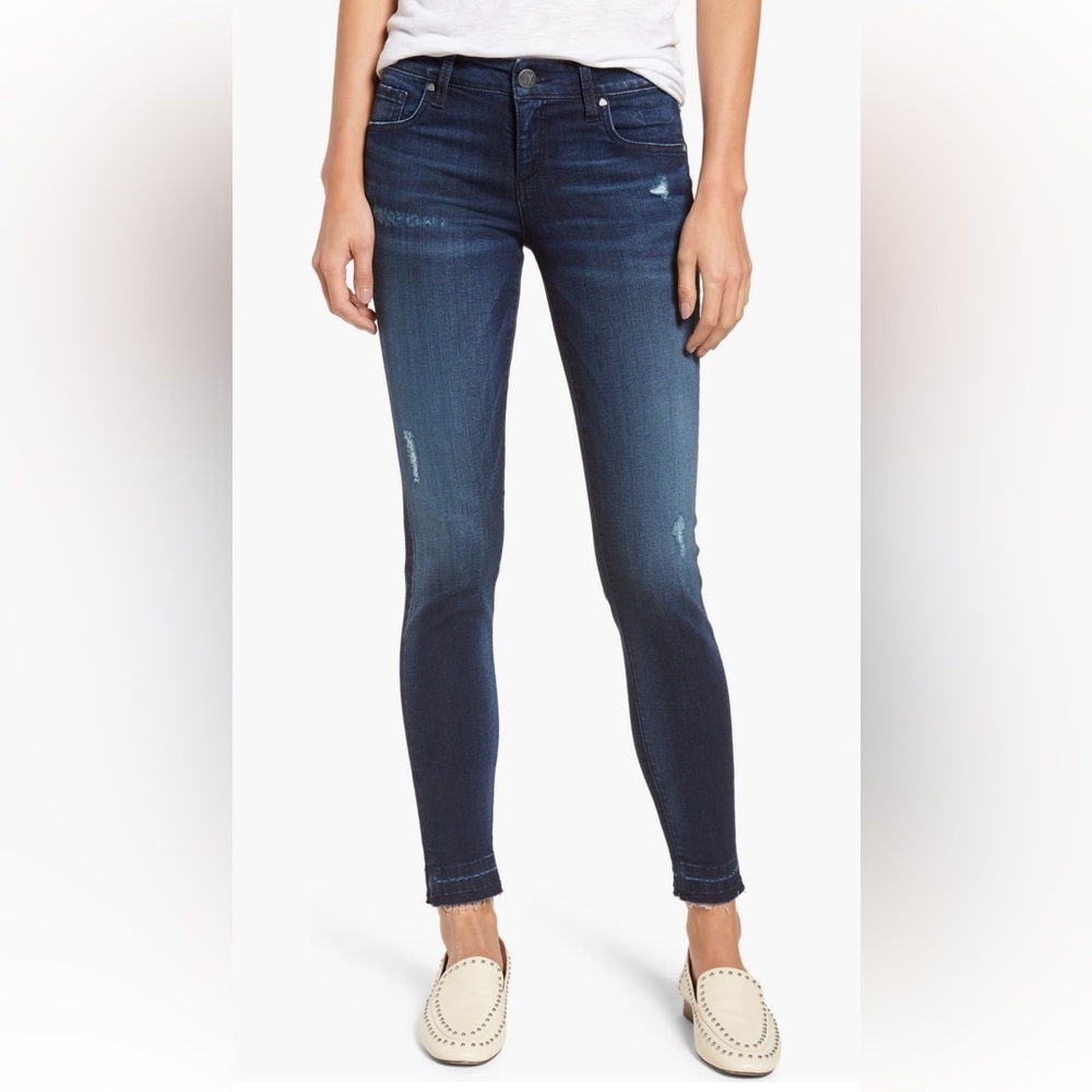 Kut from the Kloth Donna Release Hem Skinny Ankle Jeans